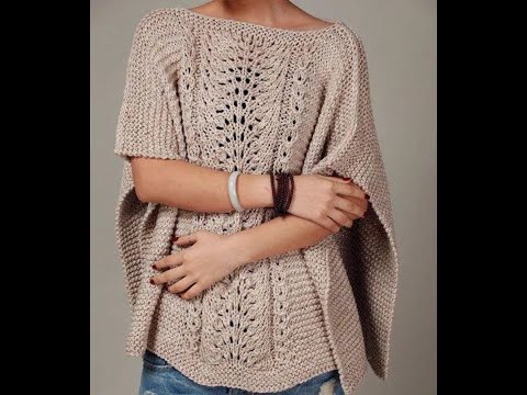 Видео: Красивые вещи с простыми узорами. Вязание спицами. Схемы.