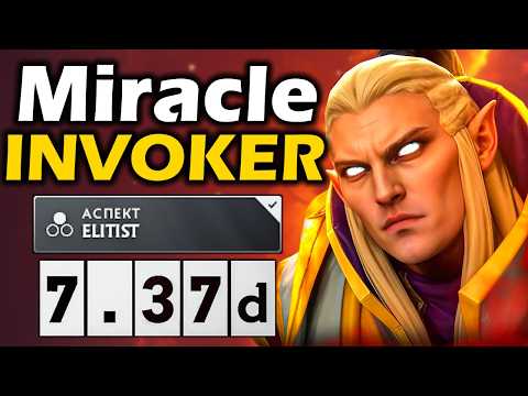 Видео: Миракл на Сигнатурном Инвокере, Имба! - Miracle Invoker 7.37 ДОТА 2