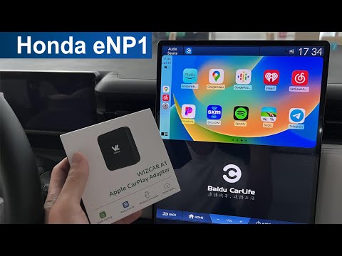 Видео: Honda eNP1 Real-time Map Online Music Apple Carplay WIZCAR A1 ХОНДА Հոնդա Карплей هوندا e:NP1