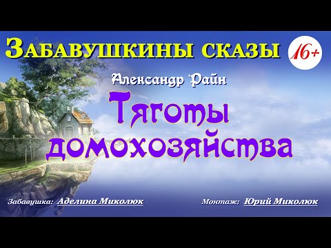 Видео: "ТЯГОТЫ ДОМОХОЗЯЙСТВА"  Александр Райн. Читает:  Аделина Миколюк    12+