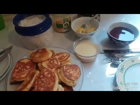 Видео: Оладьи на завтрак..Pfannkuchen .