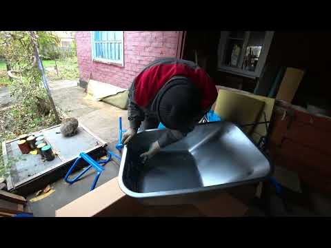 Видео: Строительная тачка ЗУБР ПТ-500 Распаковка Сборка Пошаговая инструкция Проверка в работе!_09.11.2022