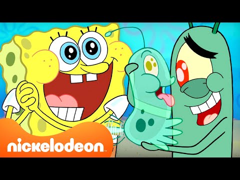 Видео: Губка Боб | Самые добрые моменты Планктона 🦠💚 | Nickelodeon Cyrillic