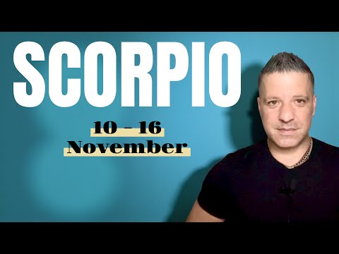Видео: СКОРПИОН — Это будет больше, чем вы думаете | 10–16 ноября Таро Скорпиона