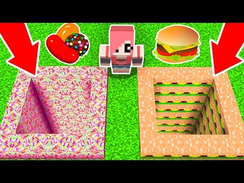 Видео: КАКУЮ ЯМУ Я ВЫБЕРУ В МАЙНКРАФТ? МИР СЛАДОСТЕЙ ИЛИ ФАСТФУДА