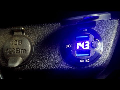 Видео: USB розетка на Ниву Легенд