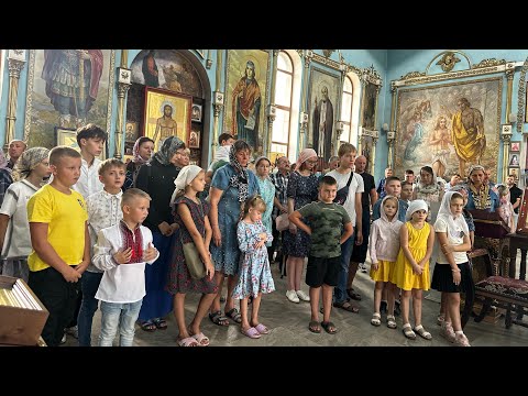 Видео: Неділя 10-а після П'ятидесятниці. Мч. Андрія Стратилата і з ним. Молебень на новий навчальний рік