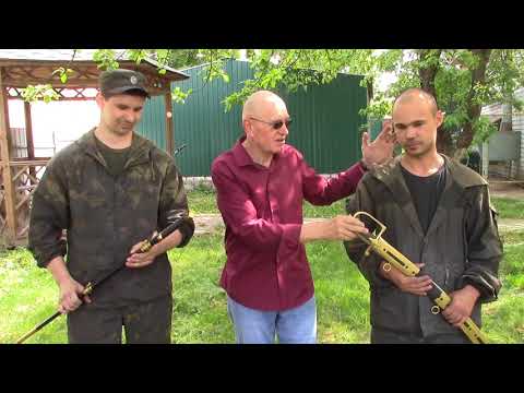 Видео: Рубка чечугой и легкокавалерийской саблей.  Фирма "Назаров и Калибр"