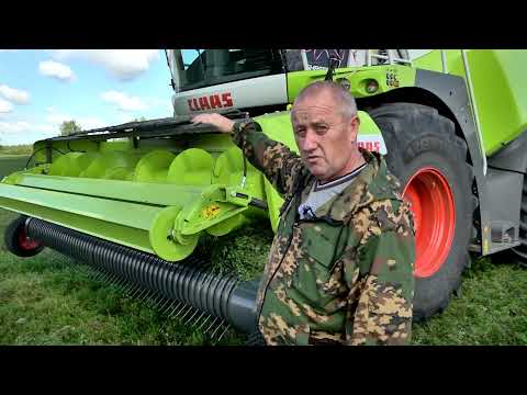 Видео: "Ягуар" на силосном поле.