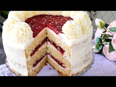 Видео: Очень ВКУСНЫЙ ТОРТ 🍓КЛУБНИКА СО СЛИВКАМИ🍓