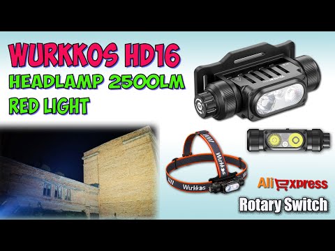 Видео: Wurkkos HD16 2500Lm 6500K ♦ Обзор, замеры, ночные тесты. Full  review.