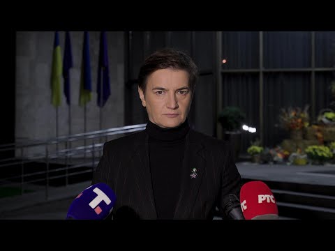 Видео: изјава председнице Народне скупштине Ане Брнабић 10.11.2025.