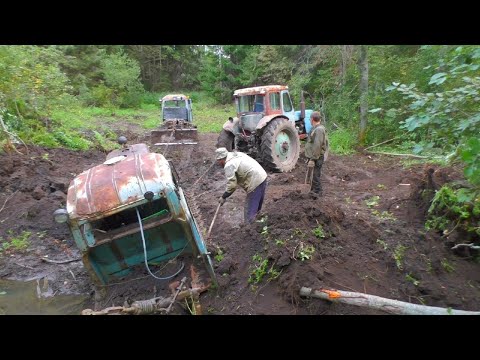 Видео: НАШЛИ Дт-75 В РЕКЕ!!! РЕАЛЬНО ДОСТАТЬ ТРАКТОР СПУСТЯ НЕ СКОЛЬКО ЛЕТ! Все части.