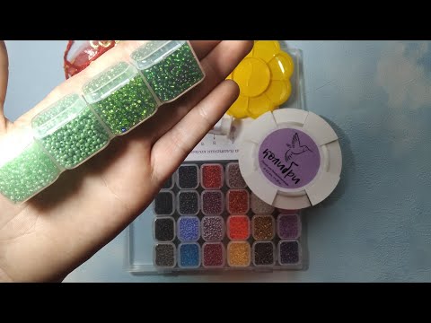 Видео: набор бисера колибри😘🤩бисер🤩🤩чешский бисер🤗набор😍набор с Wildberries✨🌟  огромный выбор цветов😲