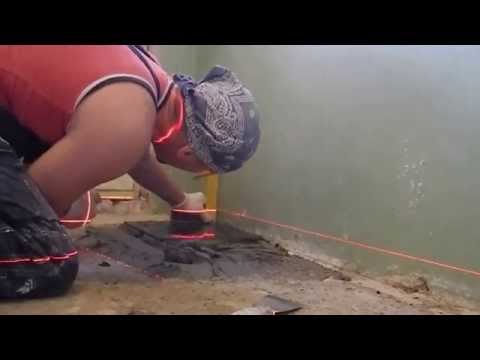 Видео: как выложить плитку на пол ровно легкий способ