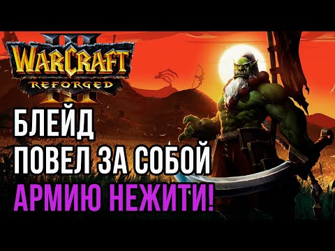 Видео: БЛЕЙД ПОВЕЛ ЗА СОБОЙ АРМИЮ НЕЖИТИ: Lawliet (Orc) vs Dise (Ud) Warcraft 3 Reforged