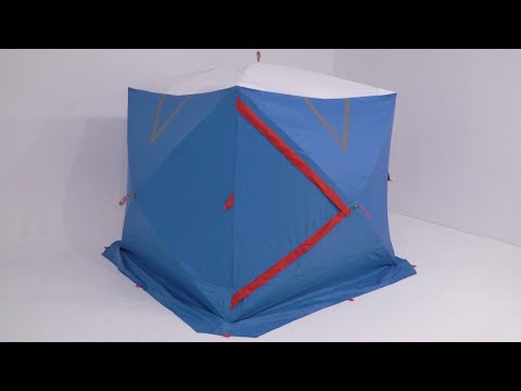 Видео: Зимняя палатка Викинг КУБ-3 двухслойная