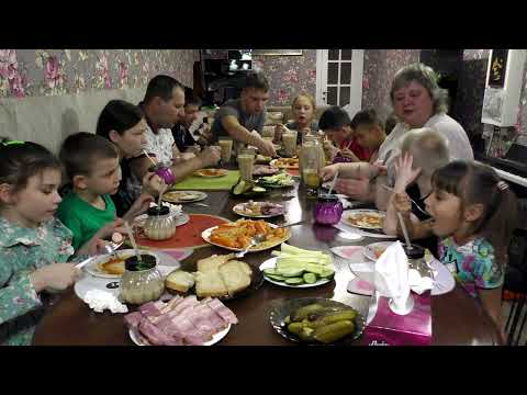 Видео: МУКБАНГ.  Рожки. Сосиски .Мясная нарезка.