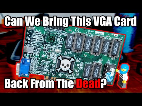 Видео: Ремонт неисправной PCI VGA-карты.