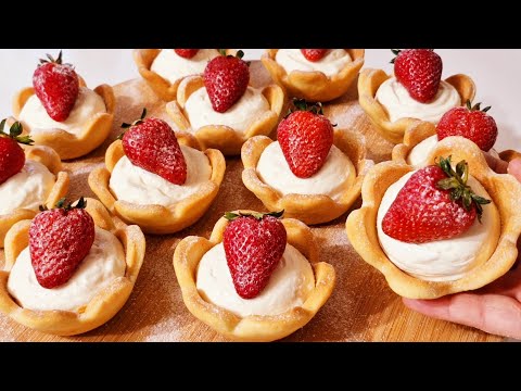 Видео: Тарталетки. Рецепт тарта. Десерт