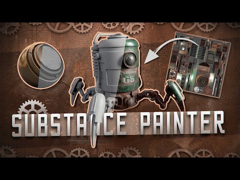 Видео: Substance Painter. Полный пайплайн текстурирования