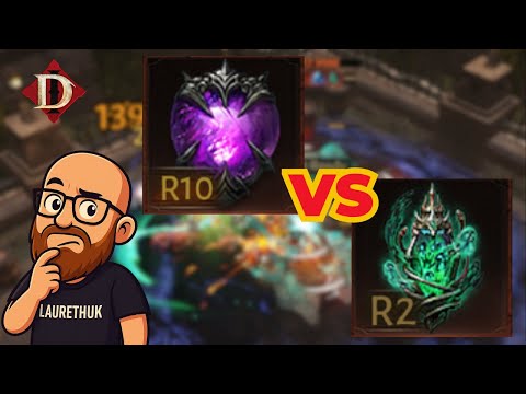 Видео: Haunt Coil R2 (5★) против Pain Clasp R10 (2★): битва за бессмертный самоцвет Диабло!