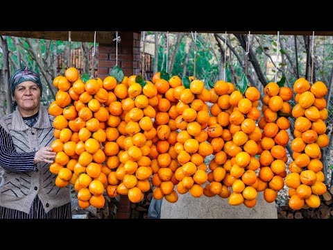 Видео: Сбор Урожая Хурмы и Хранение на Зиму