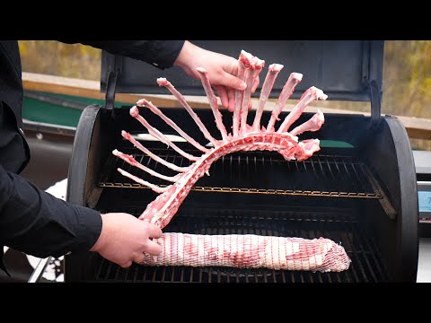 Видео: РУЛЕТ ИЗ БАРАНИНЫ НА ГРИЛЕ.