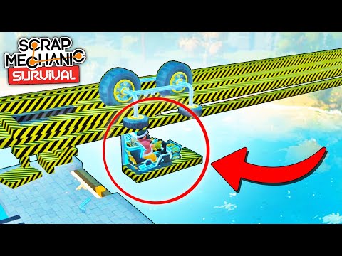 Видео: ПОСТРОИЛ НАСТОЯЩИЙ МОНОРЕЛЬС В SCRAP MECHANIC SURVIVAL - ДЕНЬ 17