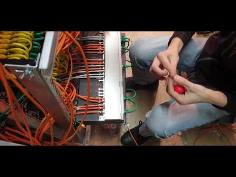 Видео: Ошибки терминирования кабелей на экранированную патч-панель  Hyperline PPHD-19-24-8P8C-C5e-SH-110D