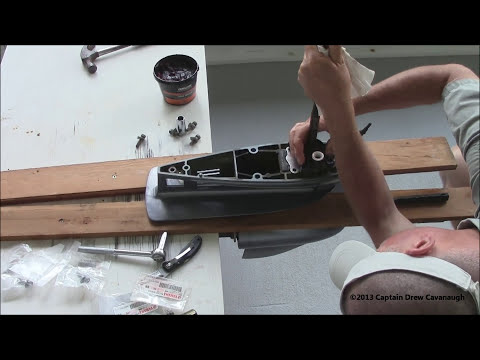 Видео: Замена крыльчатки водяного насоса Yamaha F50 TLR 2007 года, обновлено в 2024 году