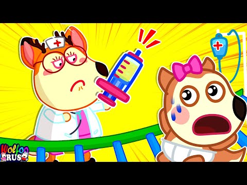 Видео: Детка, не плачь! - Ребенок впервые попал в больницу | Wolfoo Russian