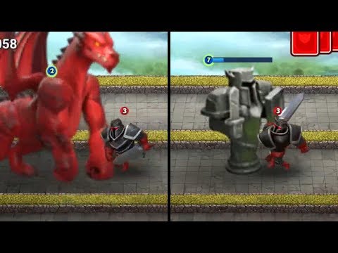 Видео: На что способны Гигантские юниты Castle Crush!