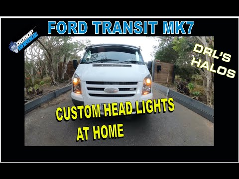 Видео: Индивидуальные фары Ford Transit mk7 в домашних условиях #fordtransit