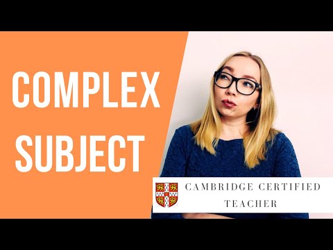 Видео: Complex Subject + примеры и упражнение