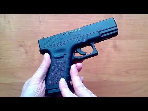 Видео: Пневматический пистолет Umarex Glock 19 (обзор, данные отстрела по скорости и кучности, цена)