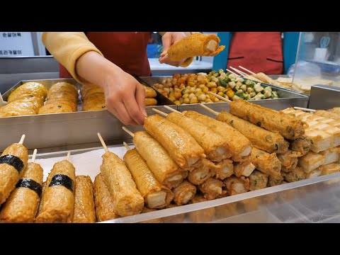Видео: Сумасшедшее качество! Топ-10 удивительных корейских уличных блюд / рыбный пирог, ттокбокки
