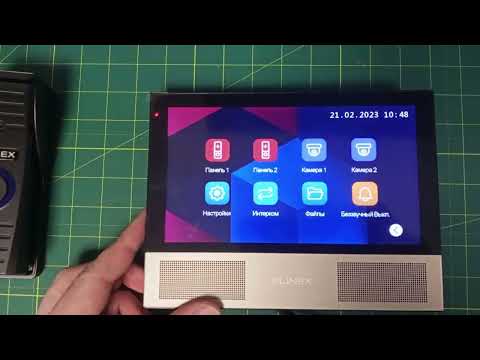 Видео: Комплект видеодомофона sonik 7