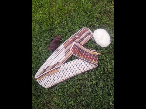 Видео: Двусторонняя мозаика крючком.