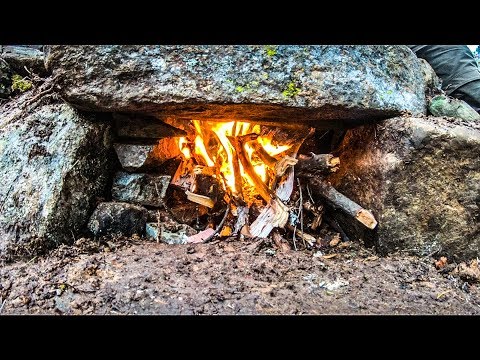 Видео: Строим КАМЕННЫЙ ДОМ в ГОРАХ - Печь, Битва с полом, Рога и Пурга