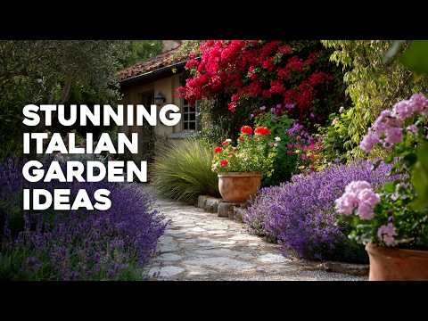 Видео: 🪴 Потрясающие идеи итальянского деревенского сада для вашего двора