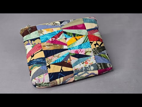 Видео: Самая креативная и удивительная лоскутная вышивка из обрезков тканей #рукоделие