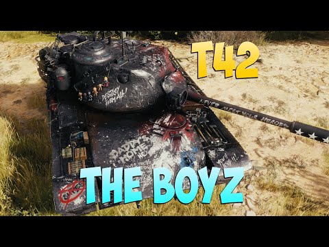 Видео: T42 - 1 Фрагов 6.5K Урона - Пацаны вернулись! - World Of Tanks