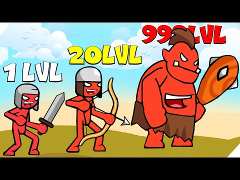 Видео: ЭВОЛЮЦИЯ СИНИХ СТИКМЕНОВ ЧТО БЫ ПОБЕДИТЬ МАГОВ  МАКСИМАЛЬНЫЙ УРОВЕНЬ! Stick Wars 2