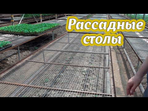 Видео: Столы для рассады