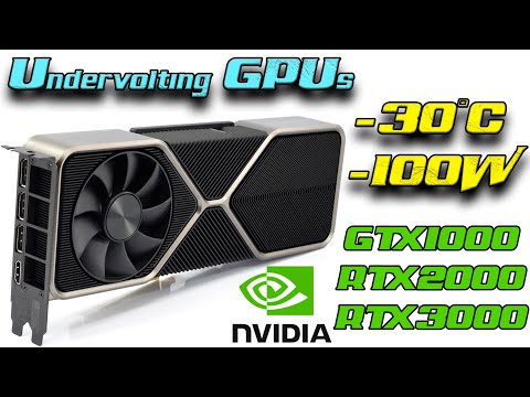 Видео: Undervolting видеокарт Nvidia. Увеличение производительности при меньшем нагреве и шуме. Инструкция.