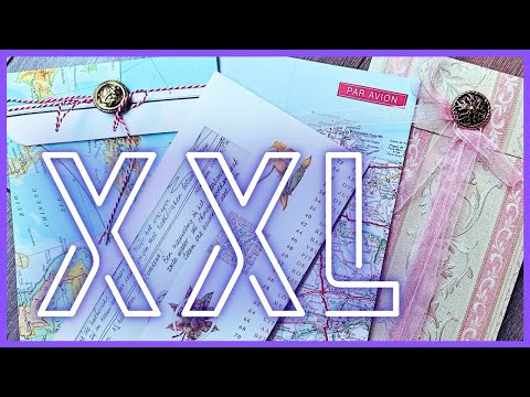 Видео: XXL-КОНВЕРТЫ — ПРОСТОЙ ПРОЕКТ ДЛЯ БОЛЬШИХ КНИЖНЫХ СТРАНИЦ! #junkjournaling #crafttutorial #easycr...