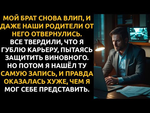 Видео: Мой брат ПОПАЛ в аварию, и все его предали... но одна ДЕТАЛЬ на видео всё изменила.
