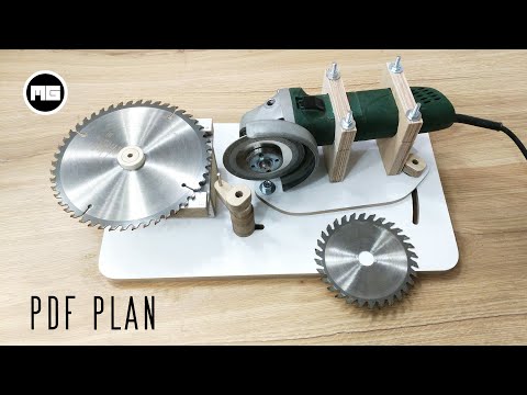 Видео: Самодельная система заточки пилы // Homemade Saw Blade Sharpening System