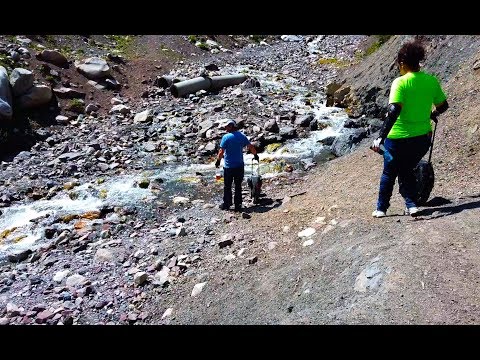 Видео: Кашка Суу на моноколесах. By Electric Unicycles on Kashka-Suu.